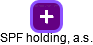 SPF holding, a.s. - náhled vizuálního zobrazení vztahů obchodního rejstříku