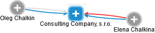Consulting Company, s.r.o. - náhled vizuálního zobrazení vztahů obchodního rejstříku