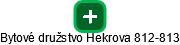 Bytové družstvo Hekrova 812-813 - náhled vizuálního zobrazení vztahů obchodního rejstříku