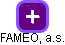 FAMEO, a.s. - náhled vizuálního zobrazení vztahů obchodního rejstříku