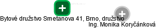 Bytové družstvo Smetanova 41, Brno, družstvo - náhled vizuálního zobrazení vztahů obchodního rejstříku