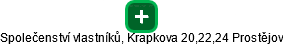 Společenství vlastníků, Krapkova 20,22,24 Prostějov - náhled vizuálního zobrazení vztahů obchodního rejstříku