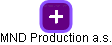 MND Production a.s. - náhled vizuálního zobrazení vztahů obchodního rejstříku