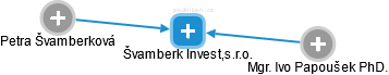 Švamberk Invest,s.r.o. - náhled vizuálního zobrazení vztahů obchodního rejstříku
