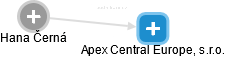 Apex Central Europe, s.r.o. - náhled vizuálního zobrazení vztahů obchodního rejstříku