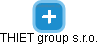 THIET group s.r.o. - náhled vizuálního zobrazení vztahů obchodního rejstříku