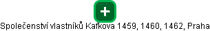 Společenství vlastníků Kafkova 1459, 1460, 1462, Praha - náhled vizuálního zobrazení vztahů obchodního rejstříku