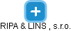 RIPA  & LINS , s.r.o. - náhled vizuálního zobrazení vztahů obchodního rejstříku