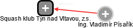 Squash klub Týn nad Vltavou, z.s. - náhled vizuálního zobrazení vztahů obchodního rejstříku