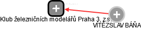 Klub železničních modelářů Praha 3, z.s. - náhled vizuálního zobrazení vztahů obchodního rejstříku