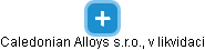 Caledonian Alloys s.r.o., v likvidaci - náhled vizuálního zobrazení vztahů obchodního rejstříku