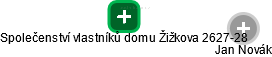 Společenství vlastníků domu Žižkova 2627-28 - náhled vizuálního zobrazení vztahů obchodního rejstříku