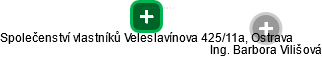 Společenství vlastníků Veleslavínova 425/11a, Ostrava - náhled vizuálního zobrazení vztahů obchodního rejstříku
