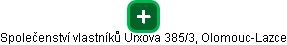 Společenství vlastníků Urxova 385/3, Olomouc-Lazce - náhled vizuálního zobrazení vztahů obchodního rejstříku