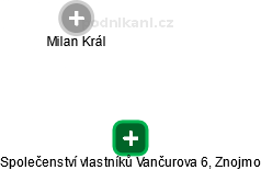 Společenství vlastníků Vančurova 6, Znojmo - náhled vizuálního zobrazení vztahů obchodního rejstříku