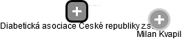 Diabetická asociace České republiky z.s. - náhled vizuálního zobrazení vztahů obchodního rejstříku