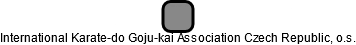 International Karate-do Goju-kai Association Czech Republic, o.s. - náhled vizuálního zobrazení vztahů obchodního rejstříku