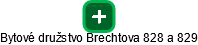Bytové družstvo Brechtova 828 a 829 - náhled vizuálního zobrazení vztahů obchodního rejstříku