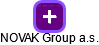 NOVAK Group a.s. - náhled vizuálního zobrazení vztahů obchodního rejstříku