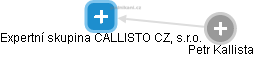 Expertní skupina CALLISTO CZ, s.r.o. - náhled vizuálního zobrazení vztahů obchodního rejstříku