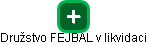 Družstvo FEJBAL  v likvidaci - náhled vizuálního zobrazení vztahů obchodního rejstříku