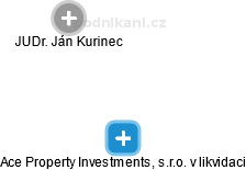 Ace Property Investments, s.r.o. v likvidaci - náhled vizuálního zobrazení vztahů obchodního rejstříku