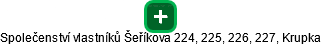 Společenství vlastníků Šeříkova 224, 225, 226, 227, Krupka - náhled vizuálního zobrazení vztahů obchodního rejstříku