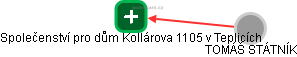 Společenství pro dům Kollárova 1105 v Teplicích - náhled vizuálního zobrazení vztahů obchodního rejstříku