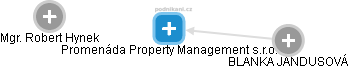 Promenáda Property Management s.r.o. - náhled vizuálního zobrazení vztahů obchodního rejstříku