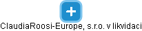 ClaudiaRoosi-Europe, s.r.o. v likvidaci - náhled vizuálního zobrazení vztahů obchodního rejstříku