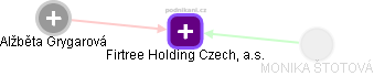 Firtree Holding Czech, a.s. - náhled vizuálního zobrazení vztahů obchodního rejstříku