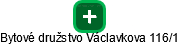 Bytové družstvo Václavkova 116/1 - náhled vizuálního zobrazení vztahů obchodního rejstříku