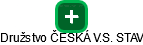Družstvo ČESKÁ V.S. STAV - náhled vizuálního zobrazení vztahů obchodního rejstříku
