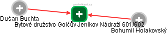 Bytové družstvo Golčův Jeníkov Nádraží 601/602 - náhled vizuálního zobrazení vztahů obchodního rejstříku