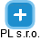 PL s.r.o. - náhled vizuálního zobrazení vztahů obchodního rejstříku