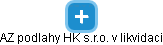 AZ podlahy HK s.r.o. v likvidaci - náhled vizuálního zobrazení vztahů obchodního rejstříku