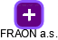 FRAON a.s. - náhled vizuálního zobrazení vztahů obchodního rejstříku