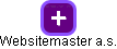 Websitemaster a.s. - náhled vizuálního zobrazení vztahů obchodního rejstříku