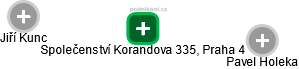 Společenství Korandova 335, Praha 4 - náhled vizuálního zobrazení vztahů obchodního rejstříku