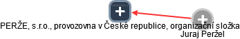 PERŽEL, s.r.o., provozovna v České republice, organizační složka - náhled vizuálního zobrazení vztahů obchodního rejstříku