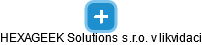 HEXAGEEK Solutions s.r.o. v likvidaci - náhled vizuálního zobrazení vztahů obchodního rejstříku