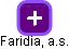Faridia, a.s. - náhled vizuálního zobrazení vztahů obchodního rejstříku