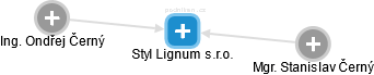 Styl Lignum s.r.o. - náhled vizuálního zobrazení vztahů obchodního rejstříku