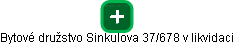 Bytové družstvo Sinkulova 37/678 v likvidaci - náhled vizuálního zobrazení vztahů obchodního rejstříku