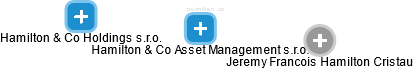 Hamilton & Co Asset Management s.r.o. - náhled vizuálního zobrazení vztahů obchodního rejstříku