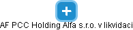 AF PCC Holding Alfa s.r.o. v likvidaci - náhled vizuálního zobrazení vztahů obchodního rejstříku