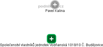 Společenství vlastníků jednotek Vodňanská 1018/10 Č. Budějovice - náhled vizuálního zobrazení vztahů obchodního rejstříku