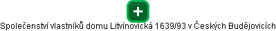 Společenství vlastníků domu Litvínovická 1639/93 v Českých Budějovicích - náhled vizuálního zobrazení vztahů obchodního rejstříku