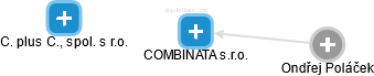 COMBINATA s.r.o. - náhled vizuálního zobrazení vztahů obchodního rejstříku