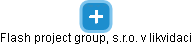 Flash project group, s.r.o. v likvidaci - náhled vizuálního zobrazení vztahů obchodního rejstříku